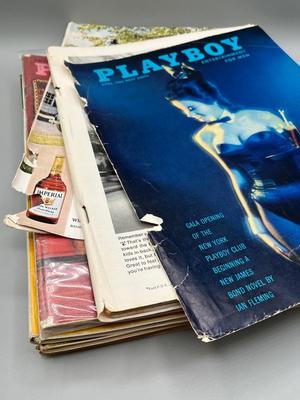 LOT 117: Vintage 1960s Playboy Magazine Copies