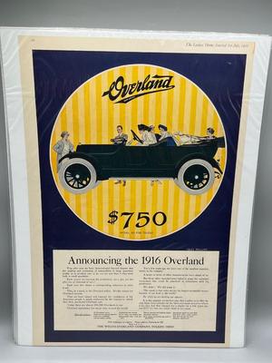 LOT 118: Antique Magazine Covers and Advertisement