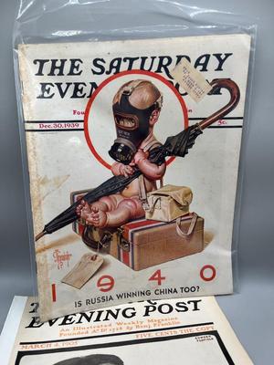 LOT 119: Antique and Vintage Saturday Evening Post Magazines