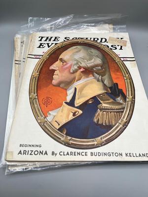 LOT 119: Antique and Vintage Saturday Evening Post Magazines