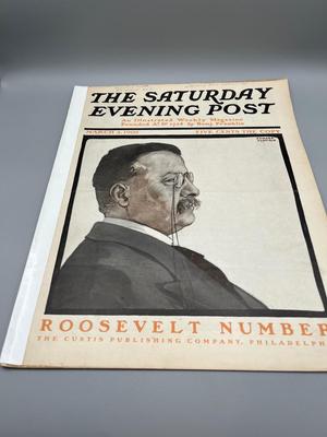 LOT 119: Antique and Vintage Saturday Evening Post Magazines