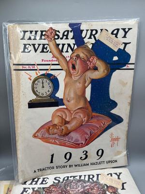 LOT 120: Vintage Saturday Evening Post Magazines