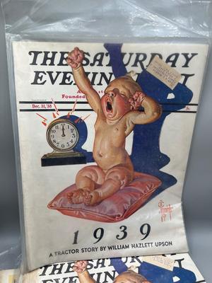 LOT 120: Vintage Saturday Evening Post Magazines