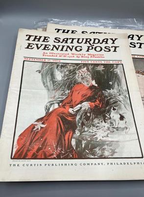 LOT 121: Antique 1904-1905 Copies of The Saturday Evening Post