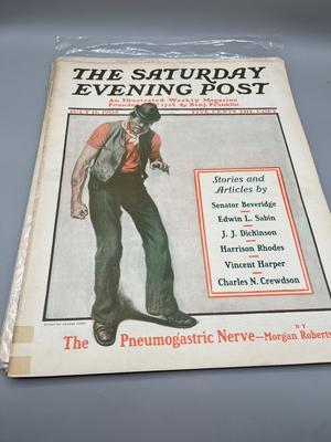 LOT 121: Antique 1904-1905 Copies of The Saturday Evening Post