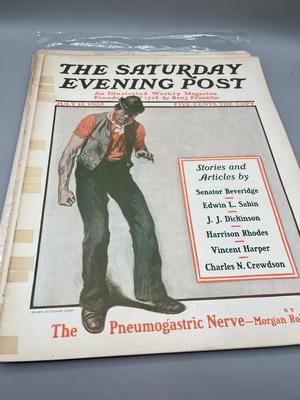 LOT 121: Antique 1904-1905 Copies of The Saturday Evening Post