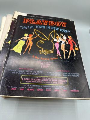 LOT 123: Vingtage 1960s Playboy Magazines