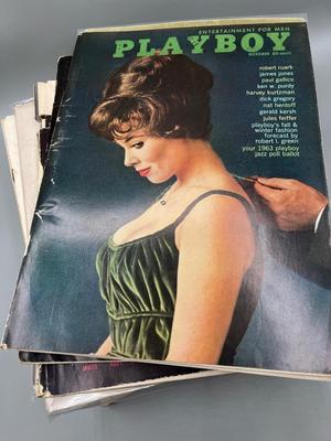 LOT 123: Vingtage 1960s Playboy Magazines