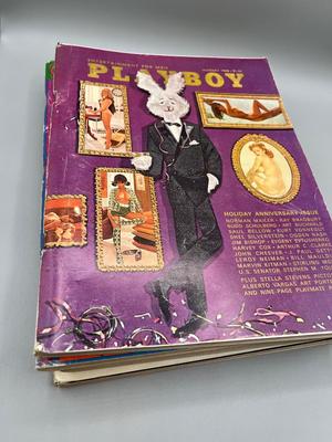 LOT 123: Vingtage 1960s Playboy Magazines