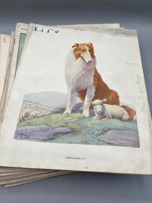 LOT 124: Antique Copies of Life Magazine