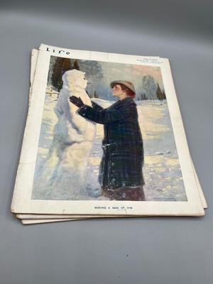 LOT 124: Antique Copies of Life Magazine