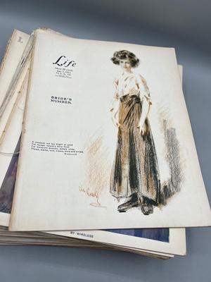 LOT 124: Antique Copies of Life Magazine