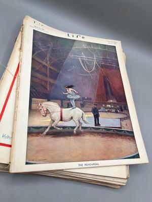 LOT 124: Antique Copies of Life Magazine