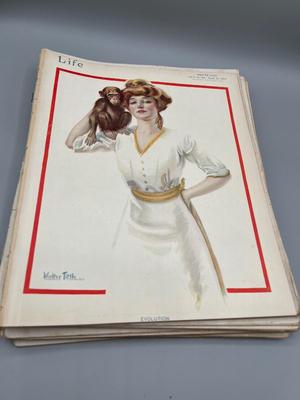 LOT 124: Antique Copies of Life Magazine