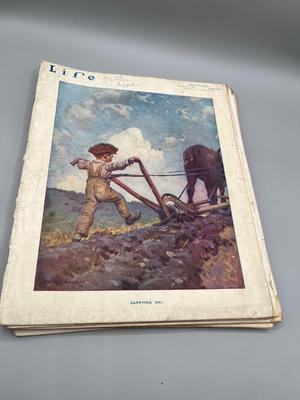 LOT 124: Antique Copies of Life Magazine