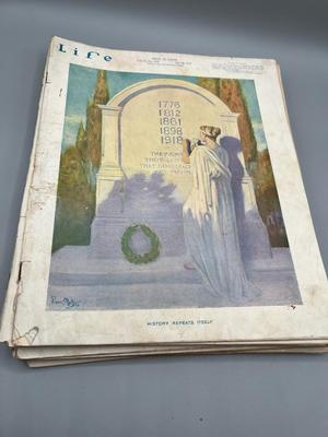 LOT 124: Antique Copies of Life Magazine