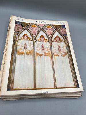 LOT 124: Antique Copies of Life Magazine
