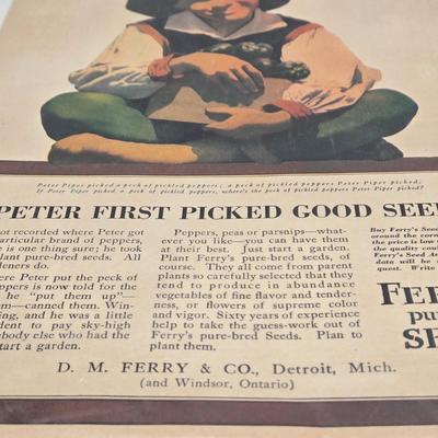 LOT 125: Vintage Maxfield Parish Magazine Pages