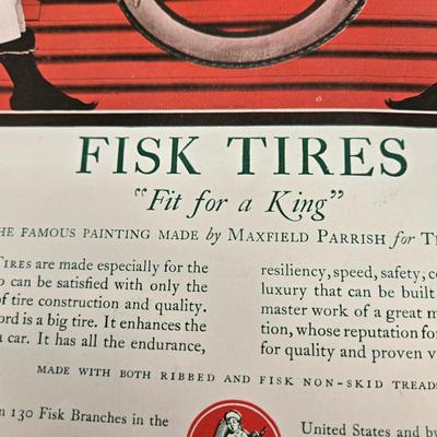LOT 125: Vintage Maxfield Parish Magazine Pages