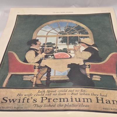 LOT 125: Vintage Maxfield Parish Magazine Pages