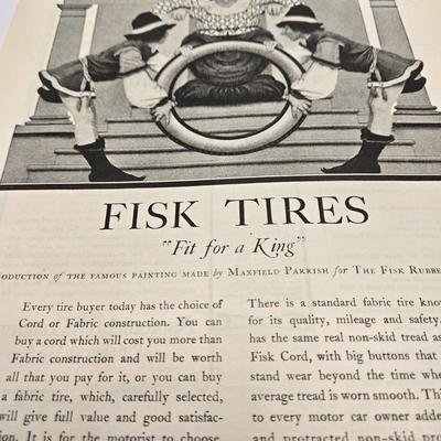 LOT 126: Vintage Maxfield Parish Magazine and Newspaper Pages