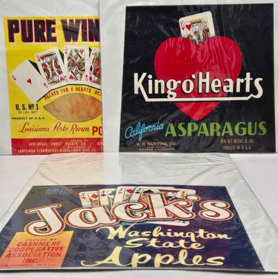 LOT 136: Antique and Vintage Magazine Covers and Advertising Crate Labels