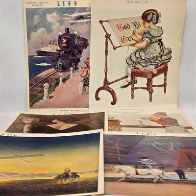 LOT 137: Multiple Vintage Life Magazine Covers