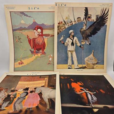 LOT 137: Multiple Vintage Life Magazine Covers