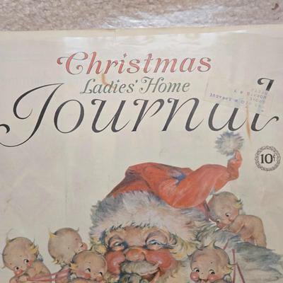LOT 139: Vintage Ladies' Home Journal Magazine Covers/ October 1901, August 1901, October 1902, February 1924, December 1927