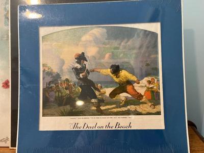 LOT 141: Vintage / Antique Art On Magazine Pages and More