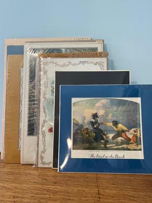 LOT 141: Vintage / Antique Art On Magazine Pages and More