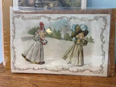 LOT 141: Vintage / Antique Art On Magazine Pages and More