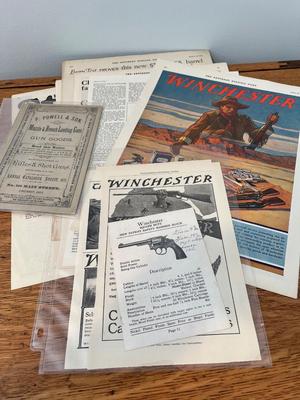 LOT 146: Vintage Gun-Related Advertisements