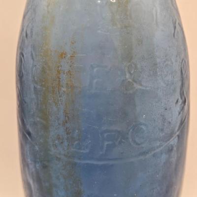 LOT 161: Multiple Vintage/Antique Glass Bottles Including Blue Tenpin Soda, Hires Root Beer, Flavoring Extracts, and More