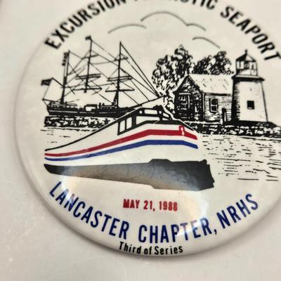 LOT 163: Railroad Maps of N. America Book, & Other Railroad Books, Lionel Blue Comet Train, Multiple Railroad Pins, B&O Railroad...
