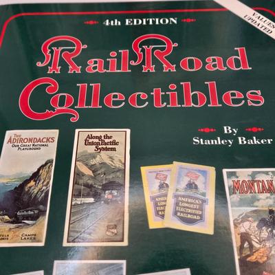 LOT 163: Railroad Maps of N. America Book, & Other Railroad Books, Lionel Blue Comet Train, Multiple Railroad Pins, B&O Railroad...