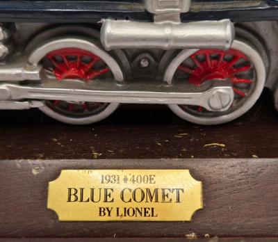 LOT 163: Railroad Maps of N. America Book, & Other Railroad Books, Lionel Blue Comet Train, Multiple Railroad Pins, B&O Railroad...