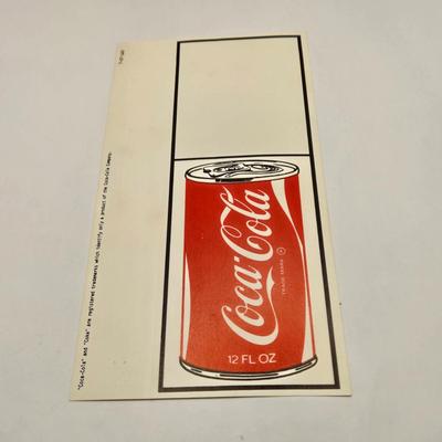 LOT 164: Have a Coke and a Smile: Multiple Vintage Coca-Cola Collectors Items Including Bottles, Glass Paperweight, Metal tray, and Much...