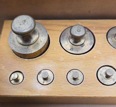 LOT 165: Vintage Apothecary and Gold Balance scale