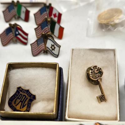 LOT 166: Multiple Pins and Lapel Pins
