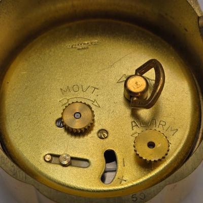 LOT 169: Vintage Lecoultre Travel Alarm Clock