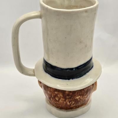 LOT 174: Two Vintage W.C. Fields Kentucky Straight Bourbon Whiskey Decanters, W.C. Fields Mug, and Chalkware Figurine