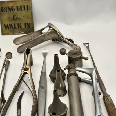 LOT 177: Antique Doctor, Surgeon, and Dentist Tools