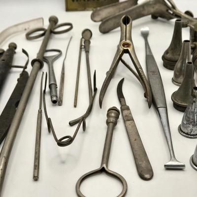 LOT 177: Antique Doctor, Surgeon, and Dentist Tools