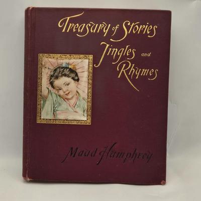 LOT 178: Vintage Treasury of Stories, Jingles, and Rhymes Book By Maud Humphrey and Multiple Pages of "The Roosevelt Bears" Books
