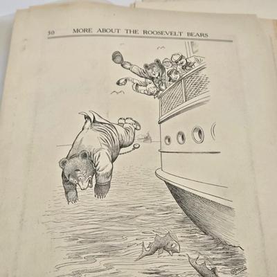 LOT 178: Vintage Treasury of Stories, Jingles, and Rhymes Book By Maud Humphrey and Multiple Pages of "The Roosevelt Bears" Books
