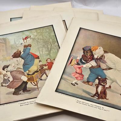 LOT 178: Vintage Treasury of Stories, Jingles, and Rhymes Book By Maud Humphrey and Multiple Pages of "The Roosevelt Bears" Books