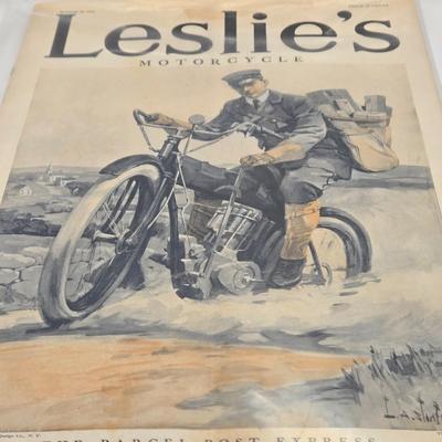LOT 180: January 9, 1913, March 20, 1913, August 21, 1913, September 9, 1915, & January 11, 1917 Leslie's Magazines