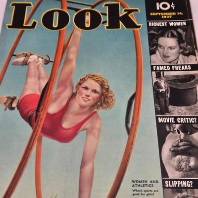 LOT 181: Thirteen Vintage "Look" Magazines with Various Dates