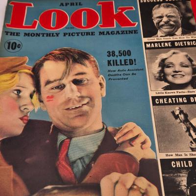 LOT 181: Thirteen Vintage "Look" Magazines with Various Dates
